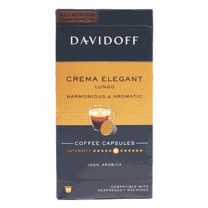 دافيدوف كبسولات قهوة كريما إليجانت 10قطع55جم