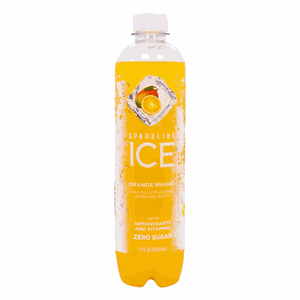 ايس مياه غازية بنكهة البرتقال و المانجو الطبيعية 502.8 مل