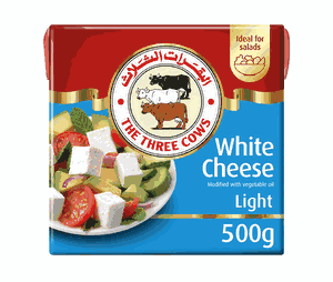 البقرات الثلاث جبن ابيض لايت 500 جم