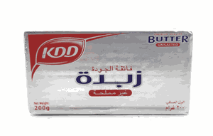 كي دي دي زبدة غير مملحة 200 جم