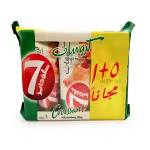 سفن دايز كروسان بحشوة الفراولة 6 × 55 جم