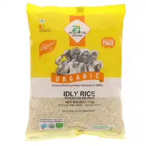 مانترا أرز إيدلي عضوي مسلوق 1 كجم