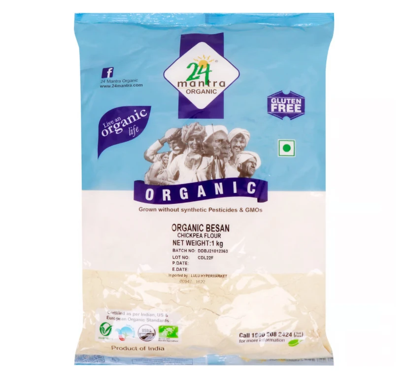 24 مانترا دقيق بيسان عضوي 1 كجم
