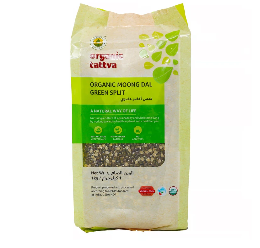 تاتفا سبليت مونج دال أخضر عضوي 1 كجم