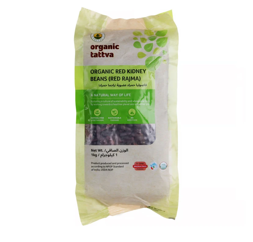 أورجانيك تاتفا فاصوليا حمراء عضوية 1 كجم