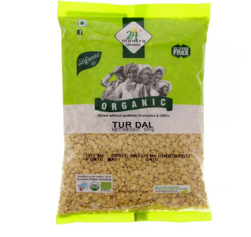 24 مانترا عدس تور العضوي 500 جم